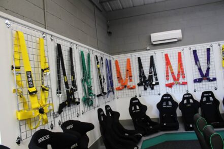 FIA harness display at GSM Performance