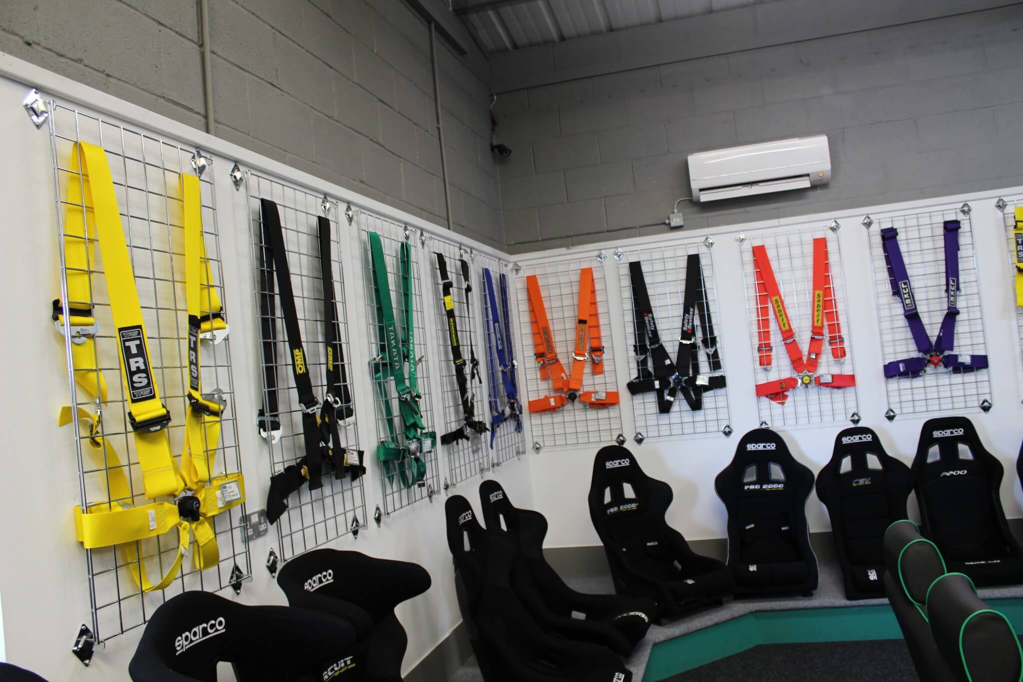 FIA harness display at GSM Performance