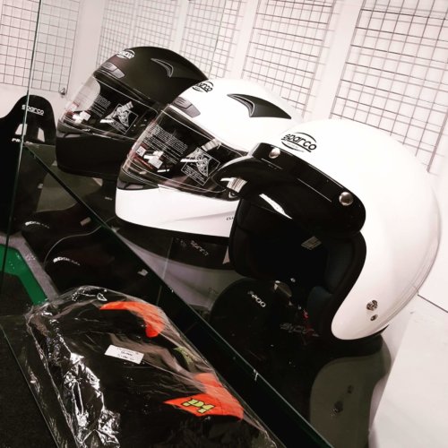 Sparco ECE track day helmets