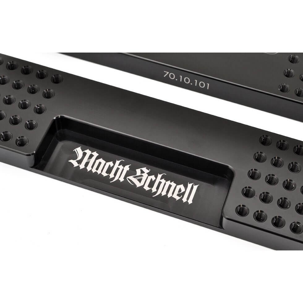 Macht Schnell Competition Lightweight Floor Mounts Black Close-Up