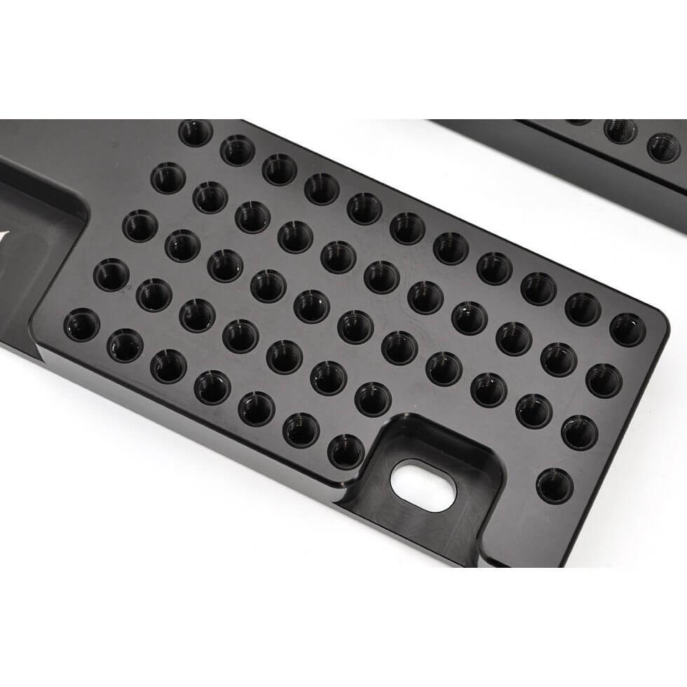 Macht Schnell Competition Lightweight Floor Mounts Black Holes Close-Up