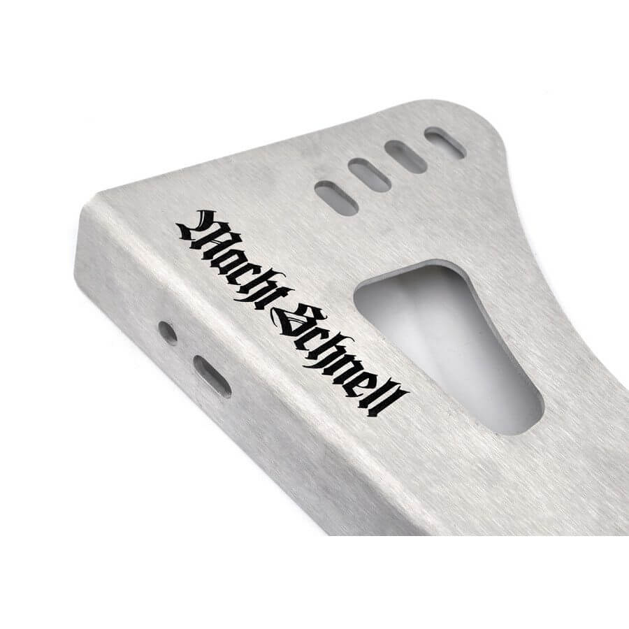 Macht Schnell Side Mounts Silver Close-Up