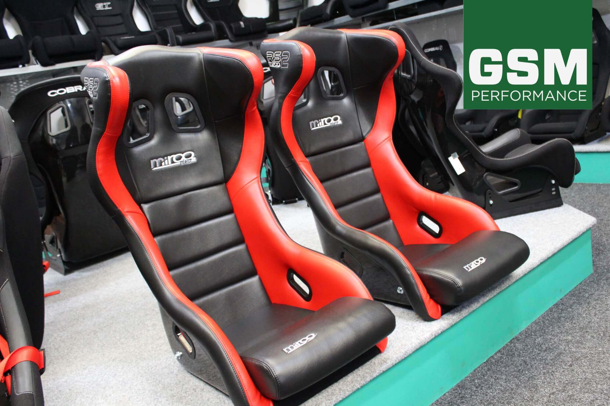 Mirco RS2 vinyl motorsport seats