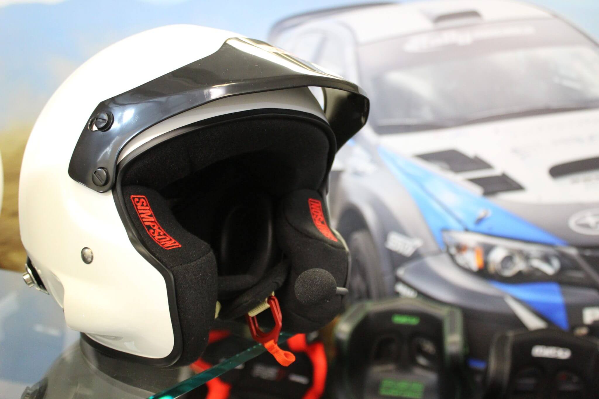 Simpson Rally Helmet With Intercom (Showroom) – GSM Performance