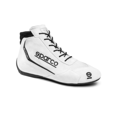 Sparco Slalom racing shoes in white, the new colourway for 2026