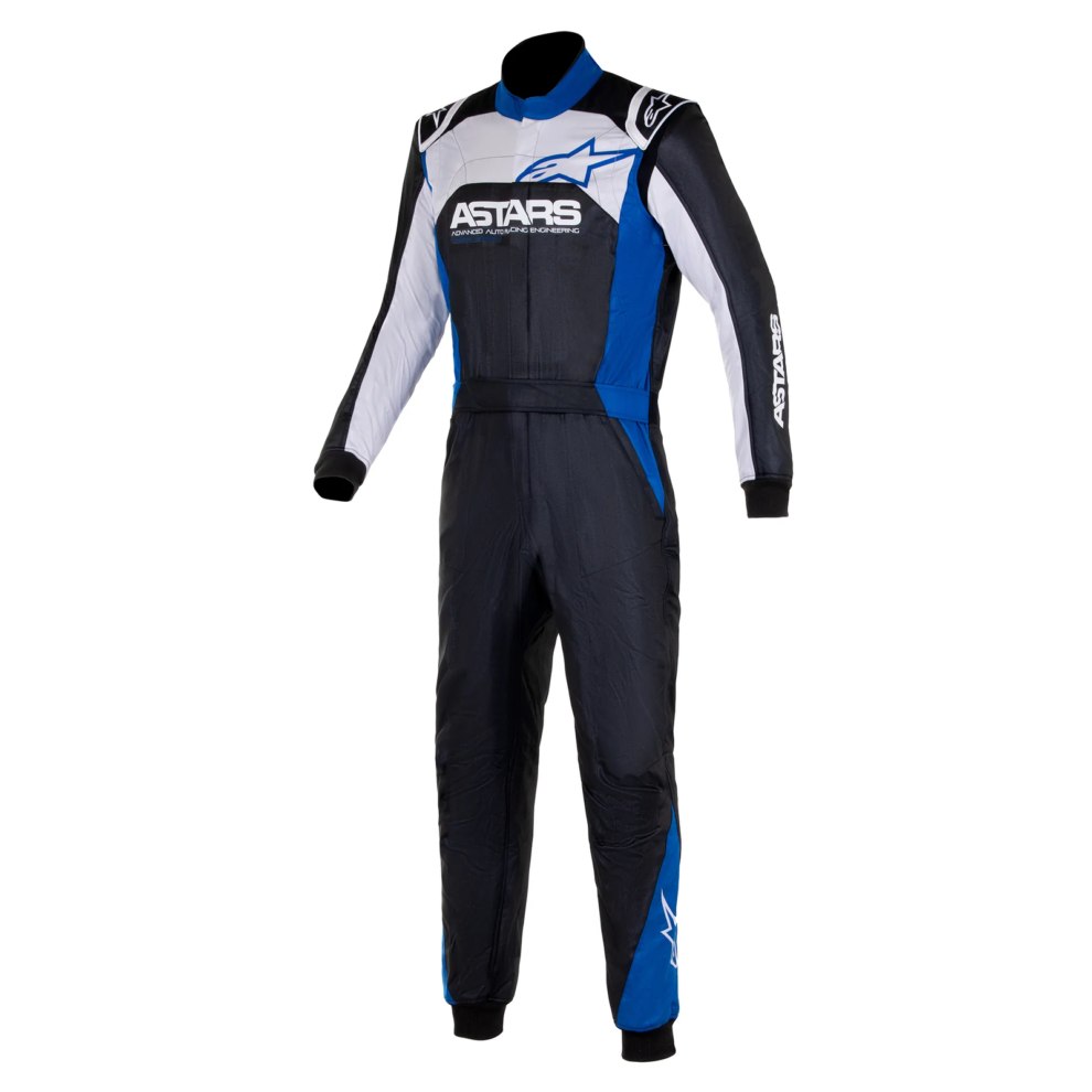 Alpinestars Atom Graphic race suit with its printed graphic design