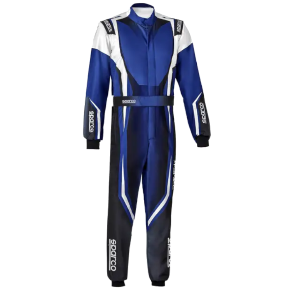 Sparco Prime-K Advanced kart suit in blue