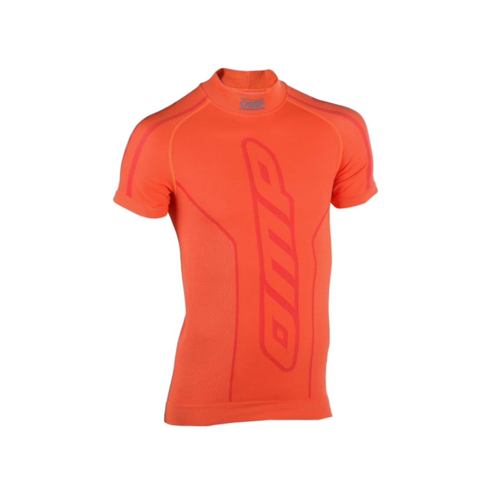OMP KS short sleeve karting top in orange
