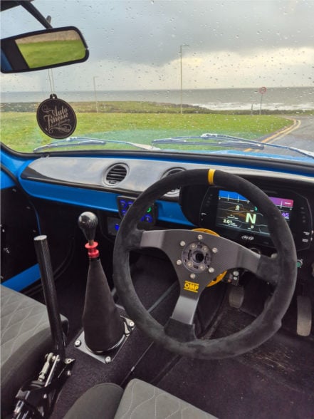 Customer Ford Escort With OMP Carbon S Steering Wheel – GSM Performance 7
