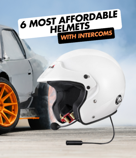 Six Most Affordable FIA Motorsport Helmets with Intercoms