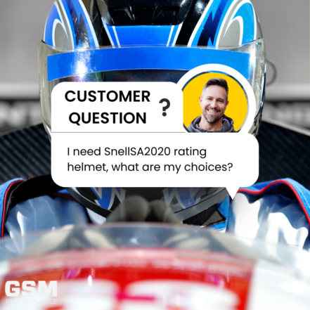 Customer Question: I Need SnellSA2020 Rating Helmet, What Are My Choices?