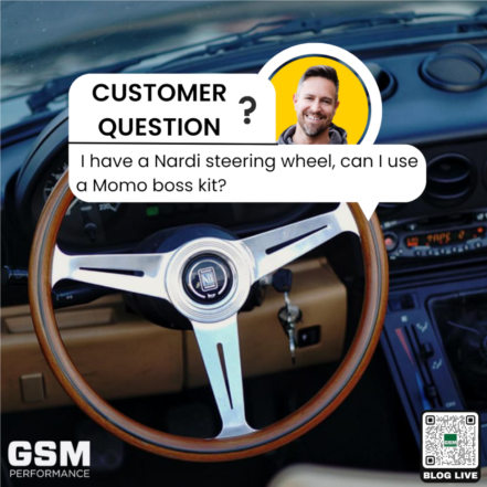 Customer Question: I Have a Nardi Steering Wheel, Can I Use a Momo Boss Kit?
