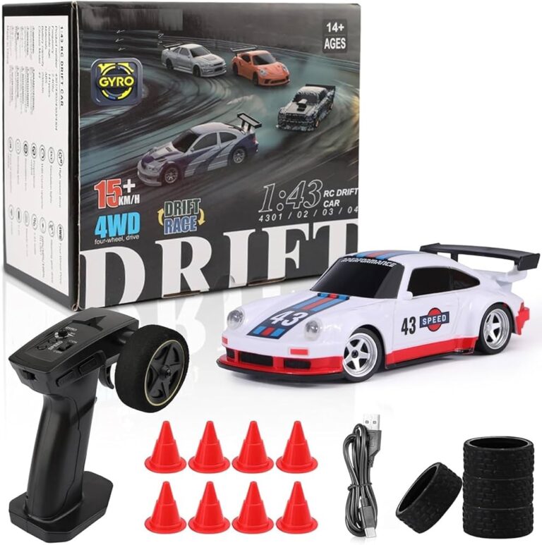 thumbnail image 2 of ToucanRC 1/43 4WD Ready-to-Go Drift Car – Mini RC Race Car With Lights 2 of 4