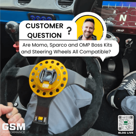 Customer Question: Are Momo, Sparco and OMP Boss Kits and Steering Wheels All Compatible?