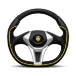 MOMO GT50 2.0 Steering Wheel photographed straight on