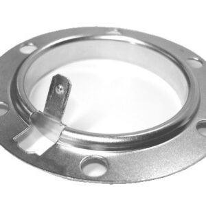 MOMO Horn Button Retaining Ring, Low Profile photographed straight on