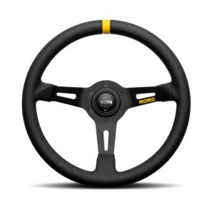 MOMO Mod.08 330mm Steering Wheel photographed straight on