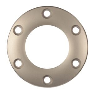 MOMO Race and Tuner Steering Wheel Centre Ring, Silver photographed straight on
