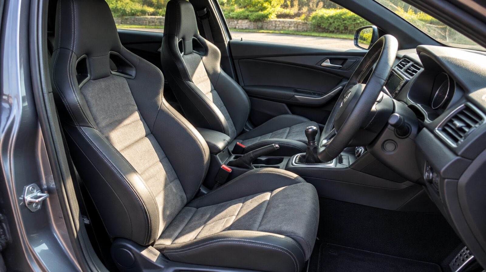Sport seats fitted in a hot hatch interior