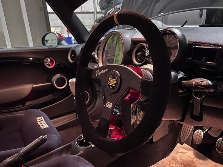 OMP Steering Wheel Fitted In Customers Car: The Velocita Superleggero On A Quick Release