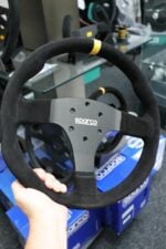 Sparco R330 Steering Wheel Suede - SSW015R330CSO - GSM Performance (1)