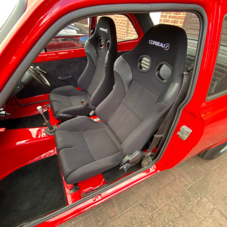 Pair of Corbeau PSR Sports Recliners Transform Our Customer’s Ford Escort Mk1